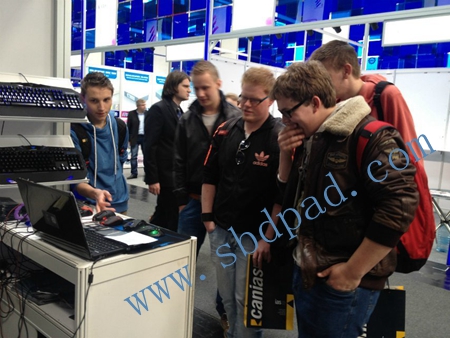 德國漢諾威展，中國鍵盤鼠標墊完美收關