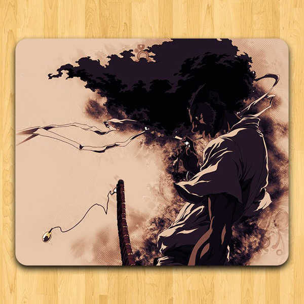 爆炸頭武士動(dòng)漫鼠標(biāo)墊