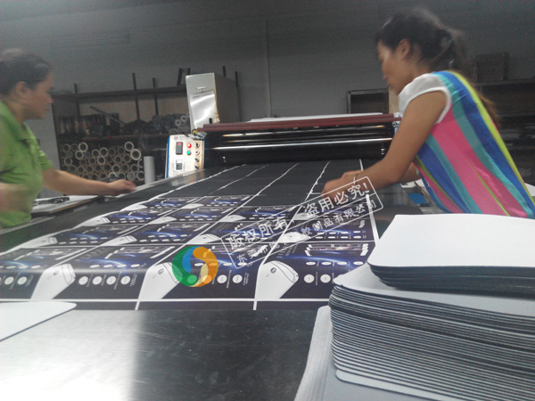 樂視鼠標墊生產現場