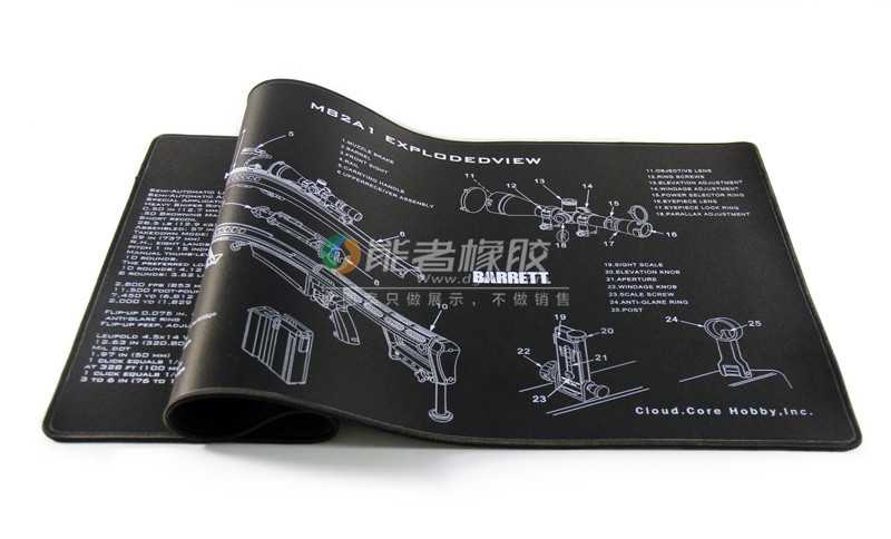 能者橡膠專(zhuān)業(yè)生產(chǎn)槍支裝配墊（槍墊、槍支清潔墊）